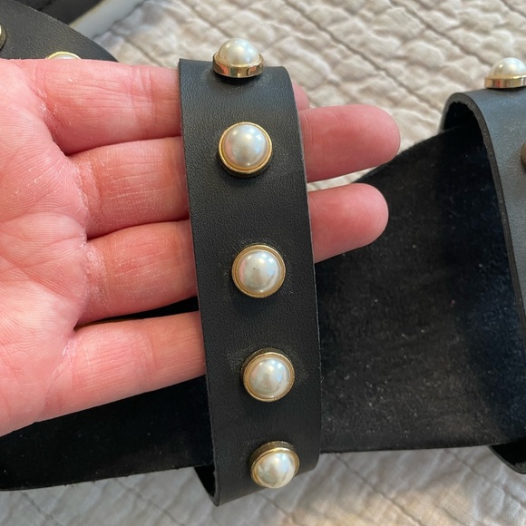 Rocket Dog | Women’s Black Pearl Studded Slip On Sandals Size 7.5 - Picture 4 of 5
